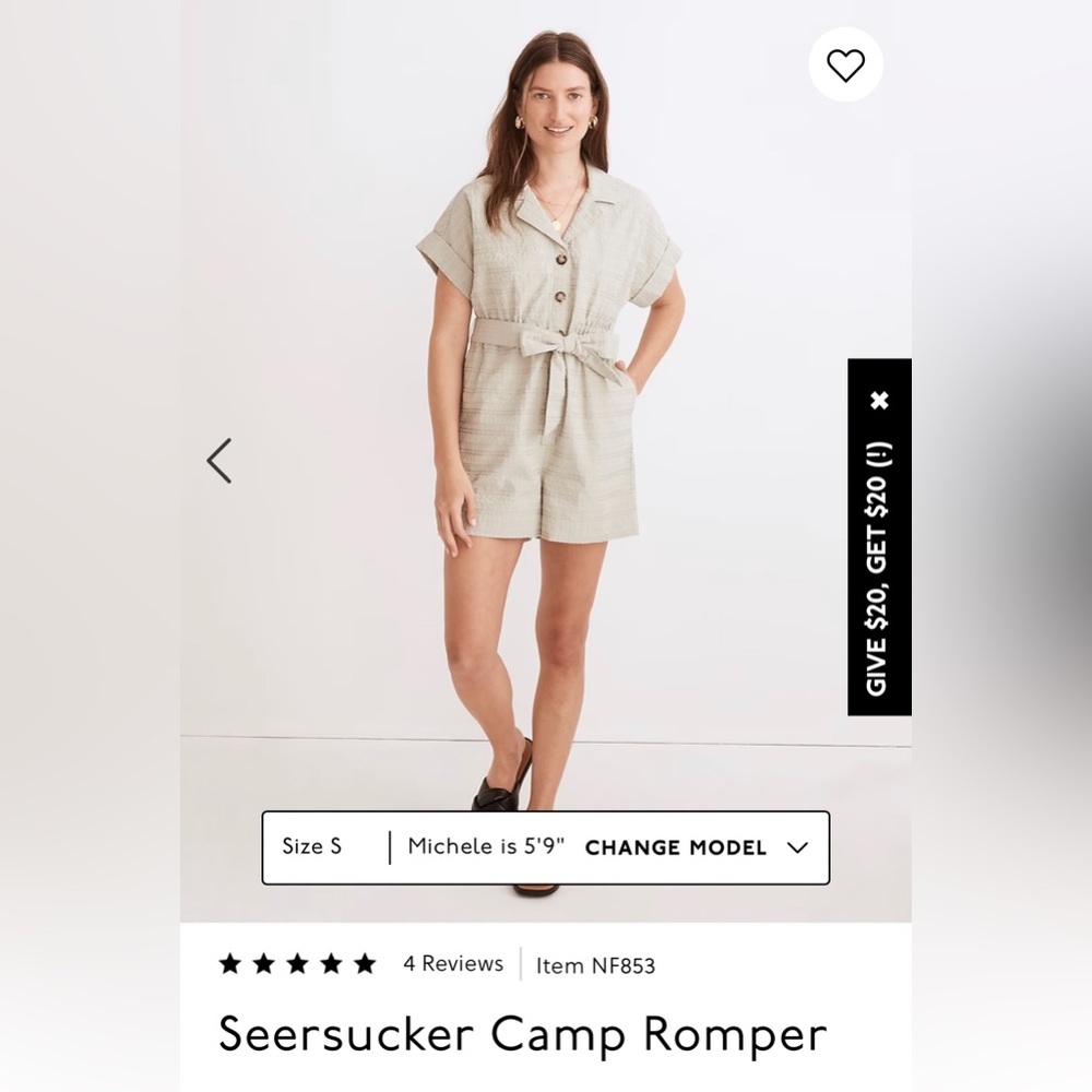 Madewell Romper